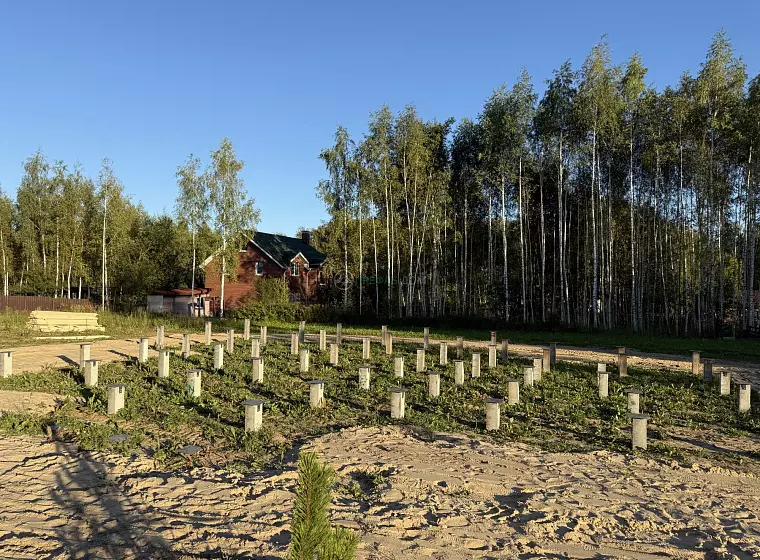 Валенсия К 135-1 (коттеджный поселок Романовский парк) — фото строительства