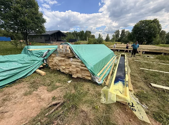 ИД 000752 Валенсия К124-1 (Рузский район, КП Руза Парк комфорт) — этап строительства