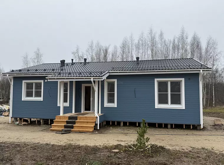 Валенсия К 135-1 (коттеджный поселок Романовский парк) — фото строительства
