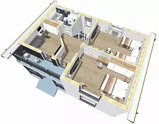 Прага К127-2 (Дачный дом) — Планировка 9