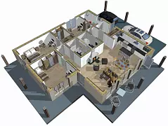 Одиссей Prefab 255-1 (ПРЕфаб технология) — Планировка 4