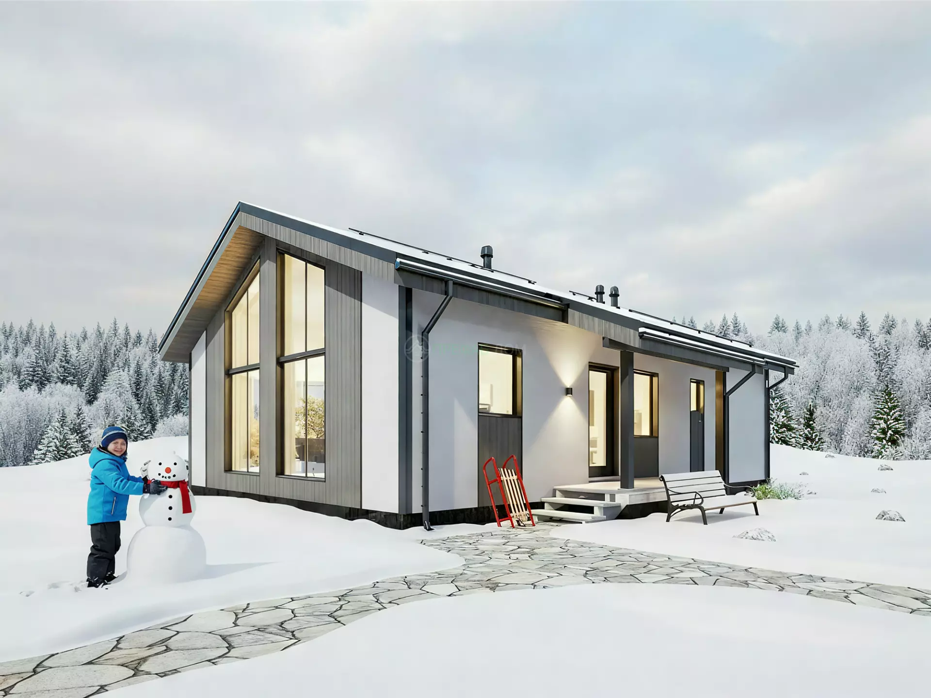 Грация Prefab 85-1 (ПРЕфаб технология) — вид 1