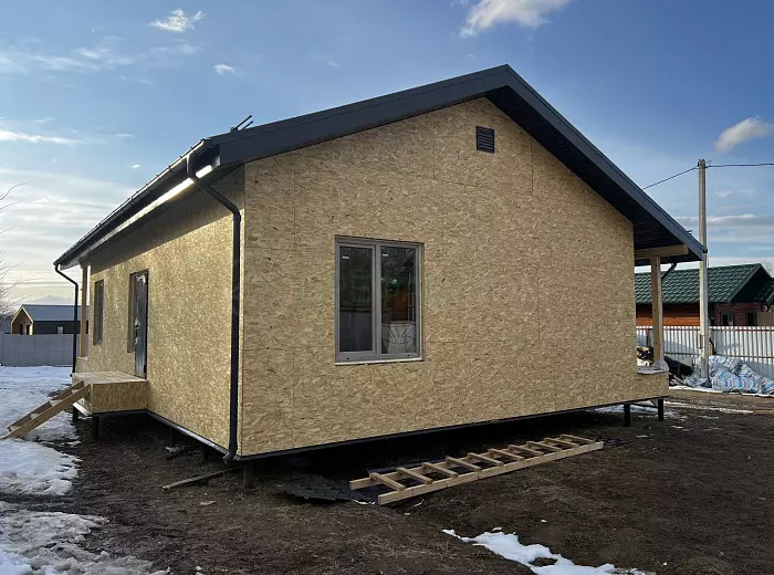 ИД 000722 Жилой Дом Лагуна К114-1 (село Некрасово) — этап строительства