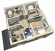 Айвенго К121-2 (Дачный дом) — Планировка 9