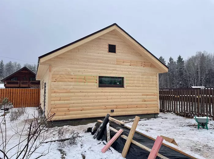 Гараж 6,8х11,3 (КП Маренкино - 3) — этап строительства
