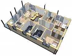 Лагуна Prefab 115-1 (ПРЕфаб технология) — Планировка 4