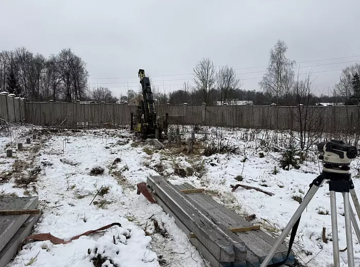 Астра К 59-1 (деревня Мешково) — этап строительства