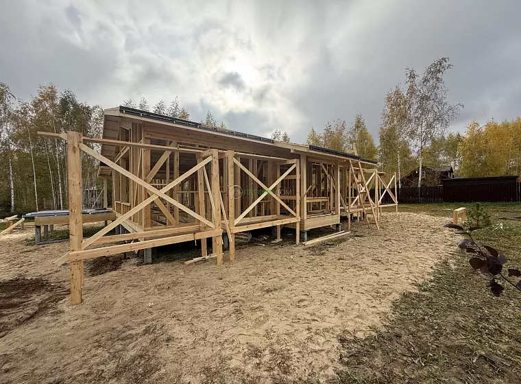 Валенсия К 135-1 (коттеджный поселок Романовский парк) — фото строительства
