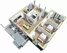Аквамарин К111-1 (Каркасный дом) — Планировка 6