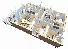 Сиеста К117-1 (Каркасный дом) — Планировка 5