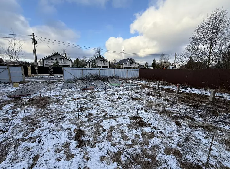 Сиеста К117-1 (деревня Акишево, снт Приозёрье) — фото строительства