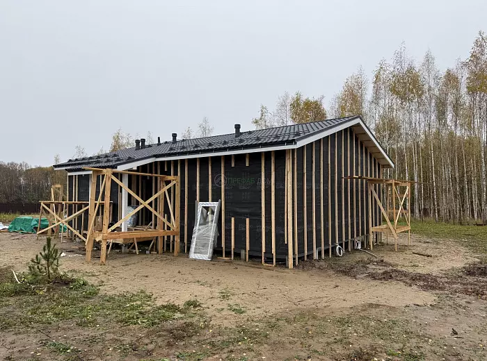 Валенсия К 135-1 (коттеджный поселок Романовский парк) — этап строительства