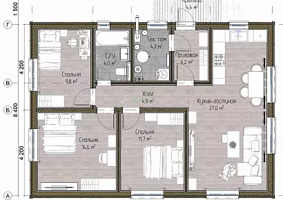 Грация Prefab 85-1 (ПРЕфаб технология)