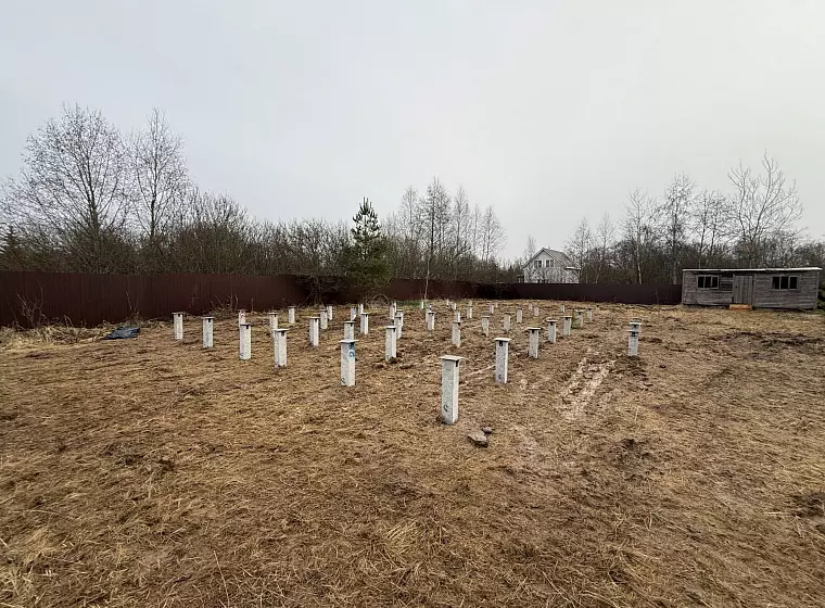 Сиеста К117-1 (деревня Акишево, снт Приозёрье) — фото строительства