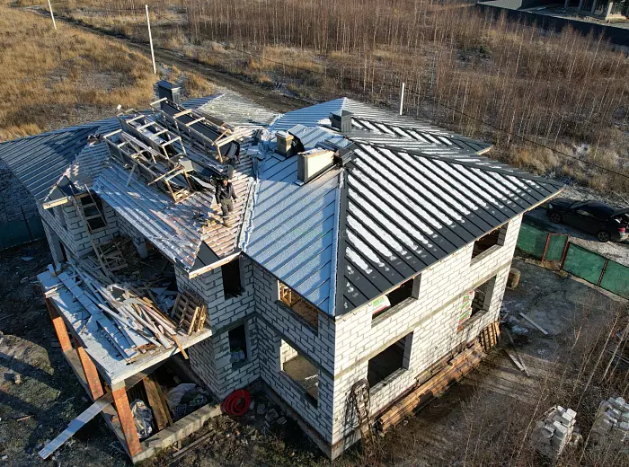 Респект Г357-2 (коттеджный поселок Тишково) — этап строительства
