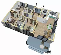 Валенсия Prefab 125-1 (ПРЕфаб технология) — Планировка 4