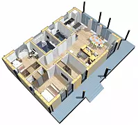 Лагуна Prefab 115-1 (ПРЕфаб технология) — Планировка 5