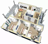 Аквамарин К111-1 (Каркасный дом) — Планировка 7