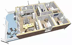 Сиеста К117-1 (Каркасный дом) — Планировка 4
