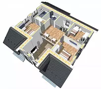 Эверест К188-2 (Каркасный дом) — Планировка 9