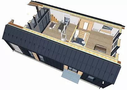 Барнео Prefab 140-1Л (ПРЕфаб технология)