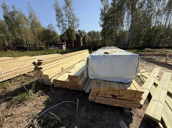 Валенсия К 135-1 (коттеджный поселок Романовский парк) — этап строительства