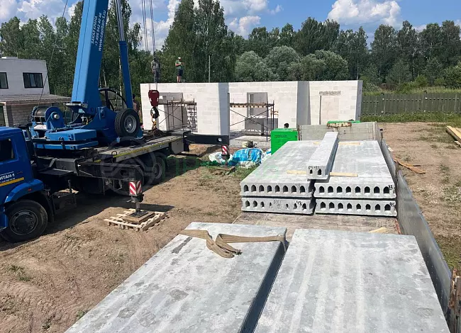 Сириус Г170-2 (Дом из газобетона) — фото строительства